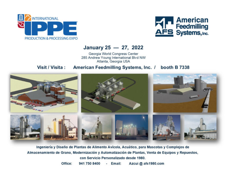2022 IPPE Expo Visit AFS, Inc. booth number B7338